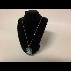 Resin charm necklace